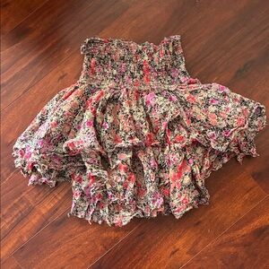 Chic Floral A-Line Skirt